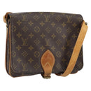 LOUIS VUITTON Monogram Cartouchiere GM Shoulder Bag M51252 LV Auth BA9433-1