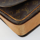 LOUIS VUITTON Monogram Cartouchiere GM Shoulder Bag M51252 LV Auth BA9433-15