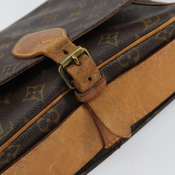 LOUIS VUITTON Monogram Cartouchiere GM Shoulder Bag M51252 LV Auth BA9433