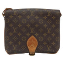 LOUIS VUITTON Monogram Cartouchiere GM Shoulder Bag M51252 LV Auth BA9433-13