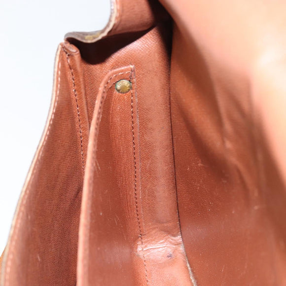 LOUIS VUITTON Monogram Cartouchiere GM Shoulder Bag M51252 LV Auth BA9433