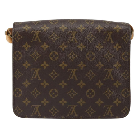 LOUIS VUITTON Monogram Cartouchiere GM Shoulder Bag M51252 LV Auth BA9433
