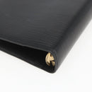 LOUIS VUITTON Epi Agenda MM Day Planner Cover Black R20042 LV Auth BA9435-13