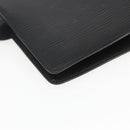 LOUIS VUITTON Epi Agenda MM Day Planner Cover Black R20042 LV Auth BA9435-14