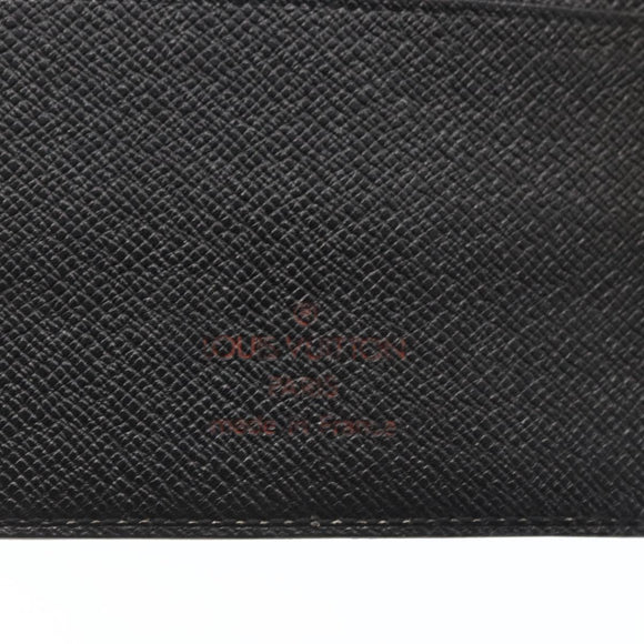 LOUIS VUITTON Epi Agenda MM Day Planner Cover Black R20042 LV Auth BA9435