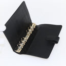LOUIS VUITTON Epi Agenda MM Day Planner Cover Black R20042 LV Auth BA9435-8