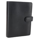 LOUIS VUITTON Epi Agenda MM Day Planner Cover Black R20042 LV Auth BA9435-1