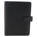 LOUIS VUITTON Epi Agenda MM Day Planner Cover Black R20042 LV Auth BA9435-11