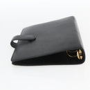 LOUIS VUITTON Epi Agenda MM Day Planner Cover Black R20042 LV Auth BA9435-5