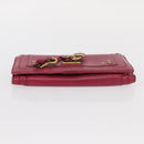 Chloe Paddington Long Wallet Leather Pink Gold Auth BA9436-7