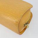 LOUIS VUITTON Epi Dauphine PM Pouch Yellow M48449 LV Auth BA9437-15
