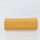 LOUIS VUITTON Epi Dauphine PM Pouch Yellow M48449 LV Auth BA9437-6