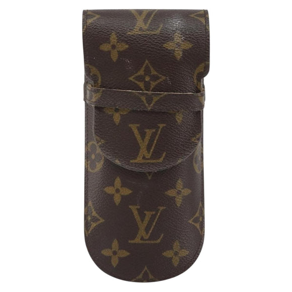 LOUIS VUITTON Monogram Etui Stilo Pen Case M62990 LV Auth BA9442