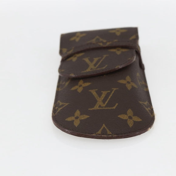 LOUIS VUITTON Monogram Etui Stilo Pen Case M62990 LV Auth BA9443