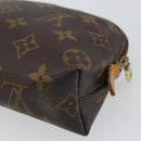LOUIS VUITTON Monogram Pochette Cosmetic PM Pouch M43998 LV Auth BA9444-15