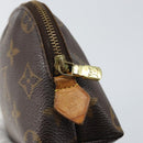 LOUIS VUITTON Monogram Pochette Cosmetic PM Pouch M43998 LV Auth BA9444-8