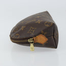 LOUIS VUITTON Monogram Pochette Cosmetic PM Pouch M43998 LV Auth BA9444-4
