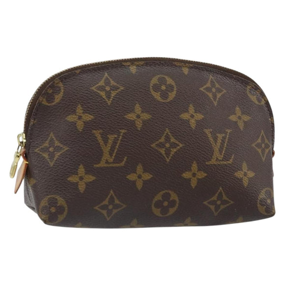 LOUIS VUITTON Monogram Pochette Cosmetic PM Pouch M43998 LV Auth BA9445