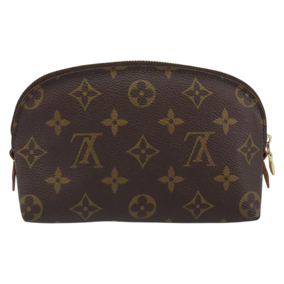 LOUIS VUITTON Monogram Pochette Cosmetic PM Pouch M43998 LV Auth BA9445