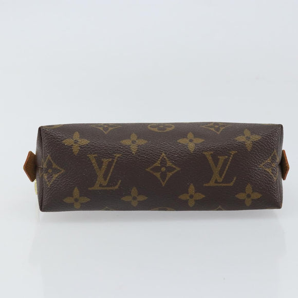 LOUIS VUITTON Monogram Pochette Cosmetic PM Pouch M43998 LV Auth BA9445