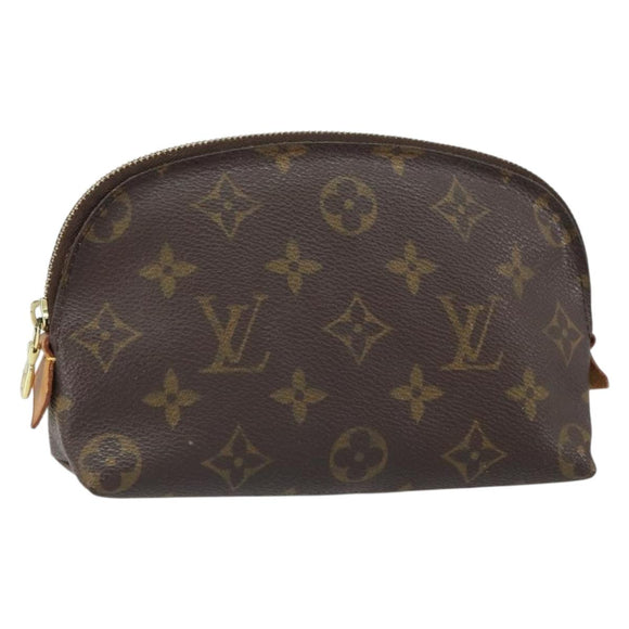 LOUIS VUITTON Monogram Pochette Cosmetic PM Pouch M43998 LV Auth BA9447