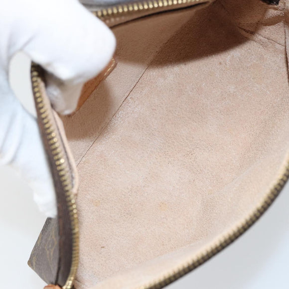 LOUIS VUITTON Monogram Pochette Cosmetic PM Pouch M43998 LV Auth BA9447