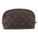 LOUIS VUITTON Monogram Pochette Cosmetic PM Pouch M43998 LV Auth BA9447-13