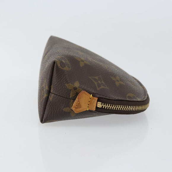 LOUIS VUITTON Monogram Pochette Cosmetic PM Pouch M43998 LV Auth BA9447