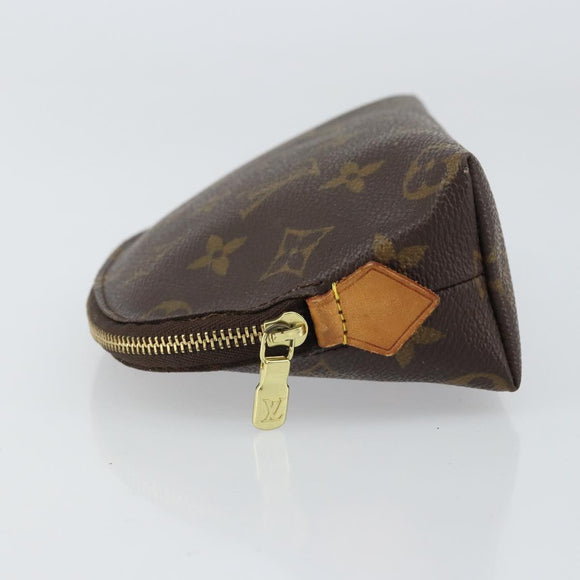 LOUIS VUITTON Monogram Pochette Cosmetic PM Pouch M43998 LV Auth BA9447