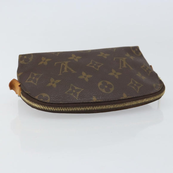 LOUIS VUITTON Monogram Pochette Cosmetic PM Pouch M43998 LV Auth BA9447