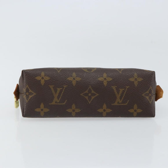 LOUIS VUITTON Monogram Pochette Cosmetic PM Pouch M43998 LV Auth BA9447