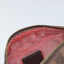 LOUIS VUITTON Damier Ebene Pochette Cosmetic PM Pouch N47516 LV Auth BA9448-9