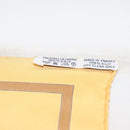 HERMES Carre 90 Scarf ""Casse Noisette"" Silk Beige Auth BA9454-14