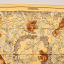 HERMES Carre 90 Scarf ""Casse Noisette"" Silk Beige Auth BA9454-3