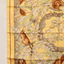 HERMES Carre 90 Scarf ""Casse Noisette"" Silk Beige Auth BA9454-5
