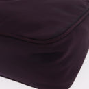 PRADA Accessory Pouch Nylon Purple Silver Auth BA9459SAV-15