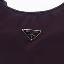PRADA Accessory Pouch Nylon Purple Silver Auth BA9459SAV-18