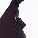 PRADA Accessory Pouch Nylon Purple Silver Auth BA9459SAV-9