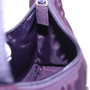 PRADA Accessory Pouch Nylon Purple Silver Auth BA9459SAV-20
