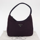 PRADA Accessory Pouch Nylon Purple Silver Auth BA9459SAV-12