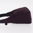PRADA Accessory Pouch Nylon Purple Silver Auth BA9459SAV-4