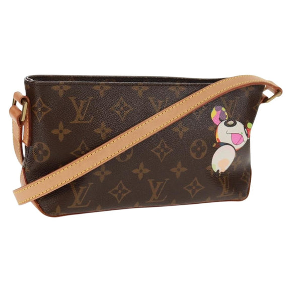LOUIS VUITTON Monogram Panda Trotteur Shoulder Bag M51241 LV Auth BA9461SAM