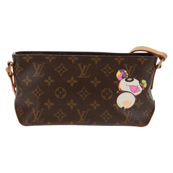 LOUIS VUITTON Monogram Panda Trotteur Shoulder Bag M51241 LV Auth BA9461SAM
