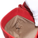 CHANEL Matelasse 25 Single Flap Chain Bag Caviar Skin Red CC Auth BA9462SAV-31