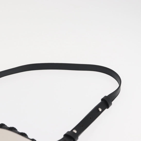 LOEWE Anagram Gate Baguette Bag Shoulder Bag Leather White Auth BA9468SAV