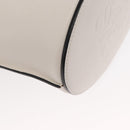 LOEWE Anagram Gate Baguette Bag Shoulder Bag Leather White Auth BA9468SAV-16