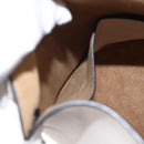 LOEWE Anagram Gate Baguette Bag Shoulder Bag Leather White Auth BA9468SAV-24