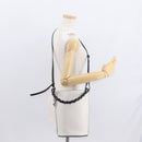 LOEWE Anagram Gate Baguette Bag Shoulder Bag Leather White Auth BA9468SAV-25