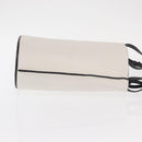 LOEWE Anagram Gate Baguette Bag Shoulder Bag Leather White Auth BA9468SAV-3