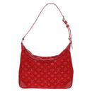 LOUIS VUITTON Monogram Satin Little Boulogne Hand Bag Red M92351 Auth BA9469SM-2